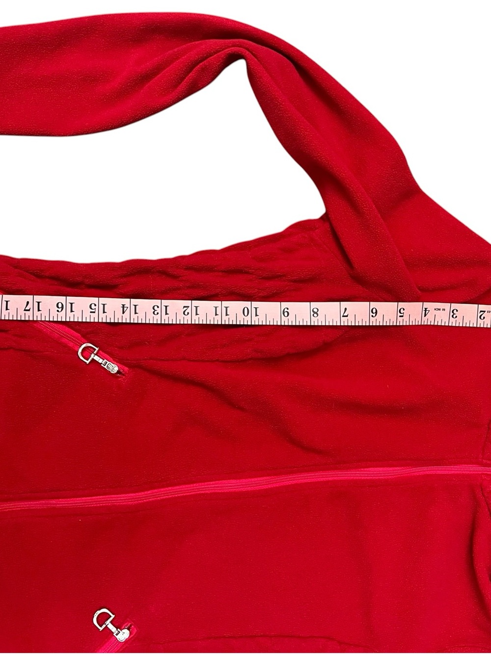 Ariat Women's Red Full-Zip Fleece Utility Jacket Sz S EUC - Picture 5 of 9